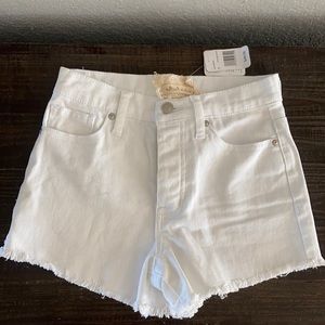 White women’s jeans shorts size 24/0
